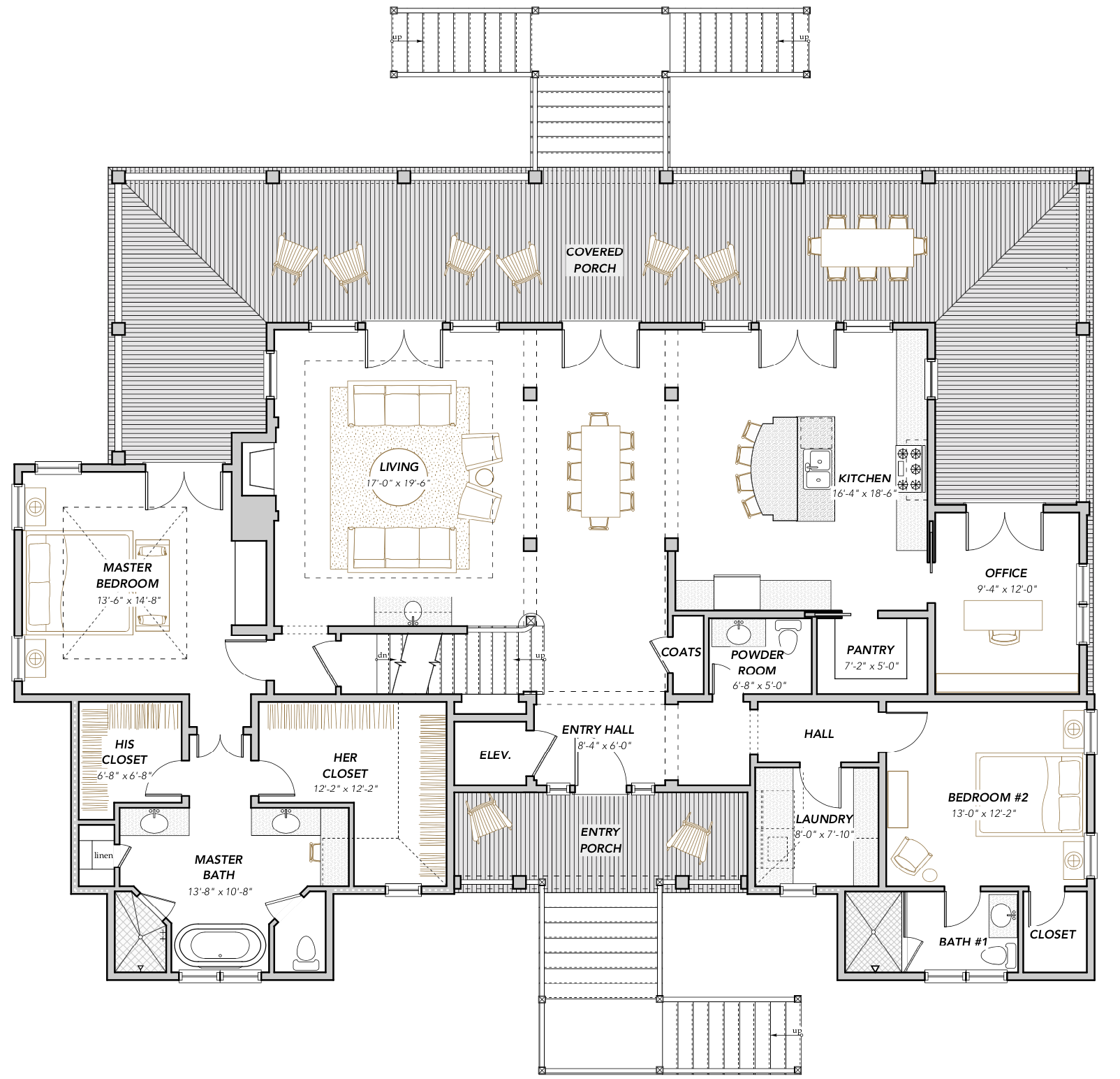 American White Ibis Home Plan — Flatfish Island Designs — Coastal Home ...
