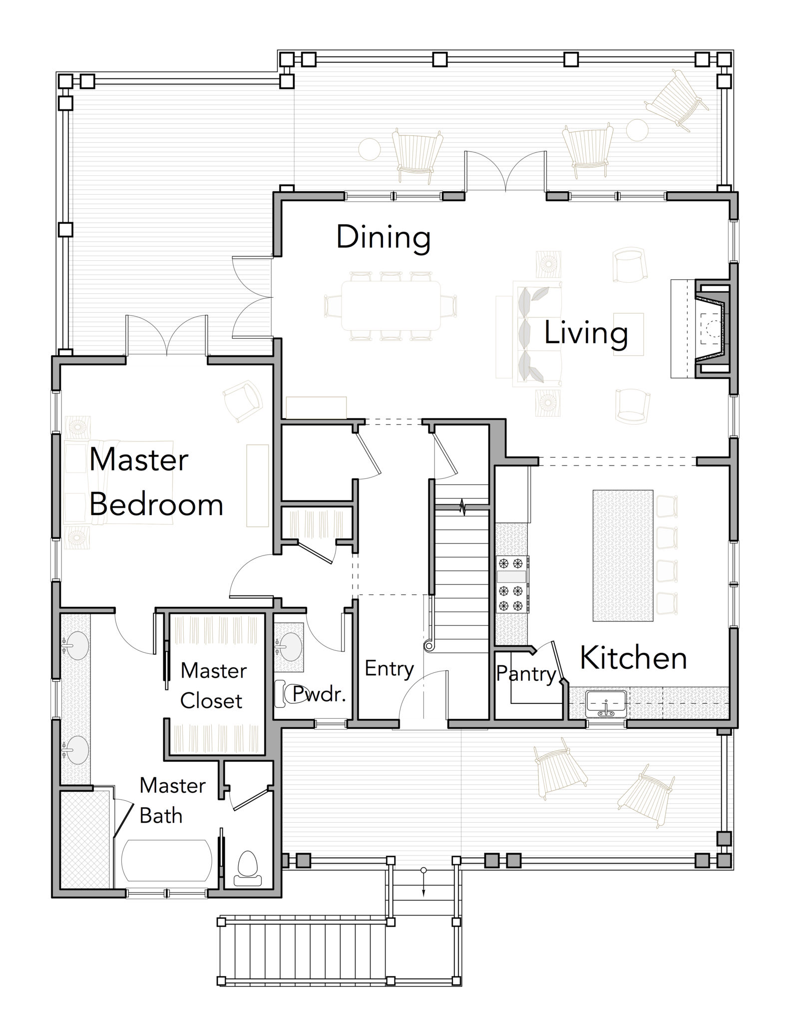 Bull s Bay Creek Home Plan Flatfish Island Designs Coastal Home Plans