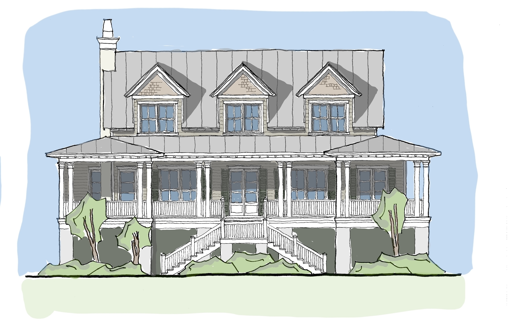 Carolina Kite   Flatfish Island Designs   Coastal Home  Plans